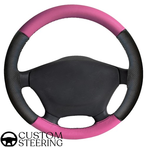 Housse volant cuir perforé - cuir,
